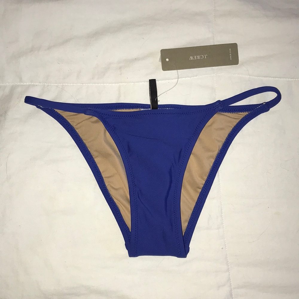 NWT Blue bikini bottoms J Crew